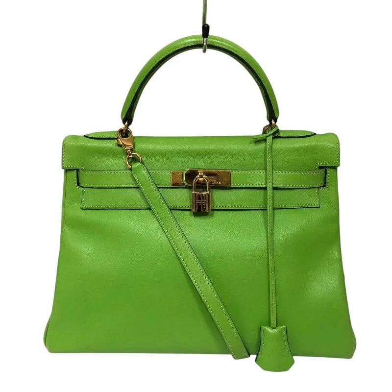 HERMES KELLY 32 RETOURNE STAMP GREEN APPLE (1 of 11)