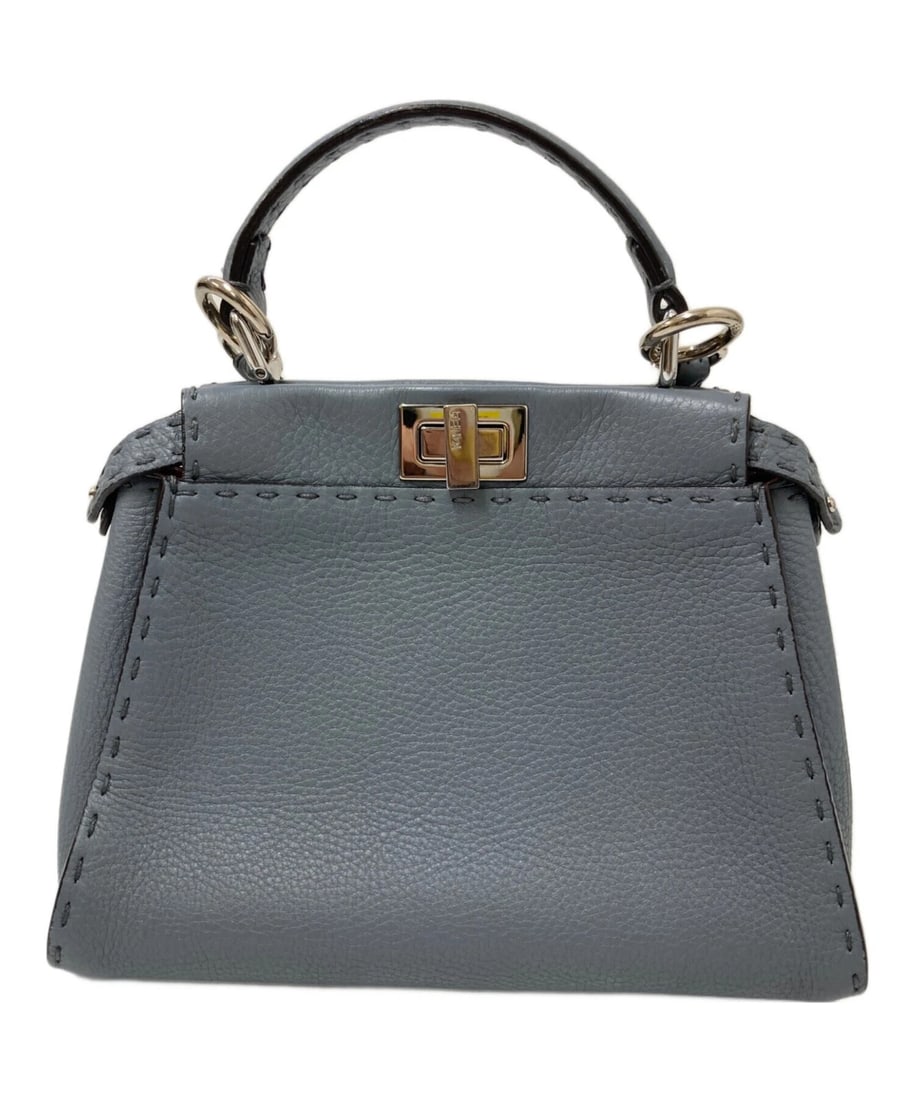 FENDI SHOULDER BAG: FENDI Shoulder Bag Brand: FENDI Type: Handbag Material: none Color: Blue Size: H:18.5cm / W:22cm / D:9cm [ Handle size ] 7.5cm Accessories: None Accessories Notice: When purchasing pre-owned