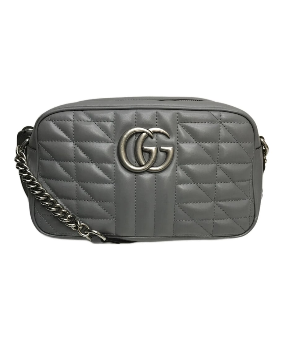 GUCCI CAMERA BAG: GUCCI Camera Bag Brand: GUCCI Type: Handbag Material: none Color: Gray Size: H:15cm / W:24cm / D:6.5cm Accessories: None Accessories Notice: When purchasing pre-owned goods, please refer t