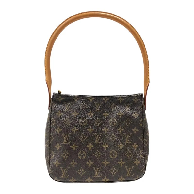 LOUIS VUITTON LOOPING MM BROWN MONOGRAM SHOULDER BAG: LOUIS VUITTON Looping MM Brown Monogram Shoulder Bag Brand: LOUIS VUITTON Type: Handbag Material: Monogram Color: Brown Size: W: 24cm / H: 21cm / D: 10cm Accessories: None Accessories Noti