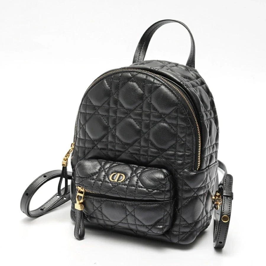CHRISTIAN DIOR CARO BACKPACK CANNAGE LAMB SKIN (1 of 6)