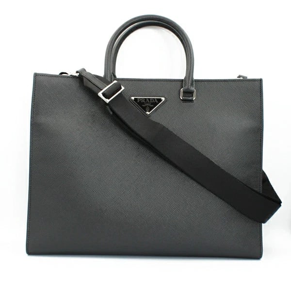 PRADA SAFFIANO TOTE BAG SAFFIANO LEATHER BLACK (1 of 8)