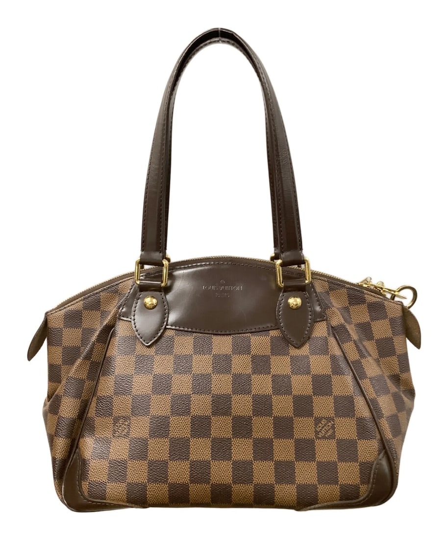 LOUIS VUITTON VERONA PM: LOUIS VUITTON Verona PM Brand: LOUIS VUITTON Type: Handbag Material: Damier Color: Brown Size: H:20cm / W:28cm / D:15.5cm [ Handle size ] 17cm Accessories: None Accessories Notice: When