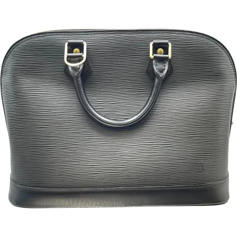LOUIS VUITTON ALMA NOIR EPI HANDBAG (1 of 12)