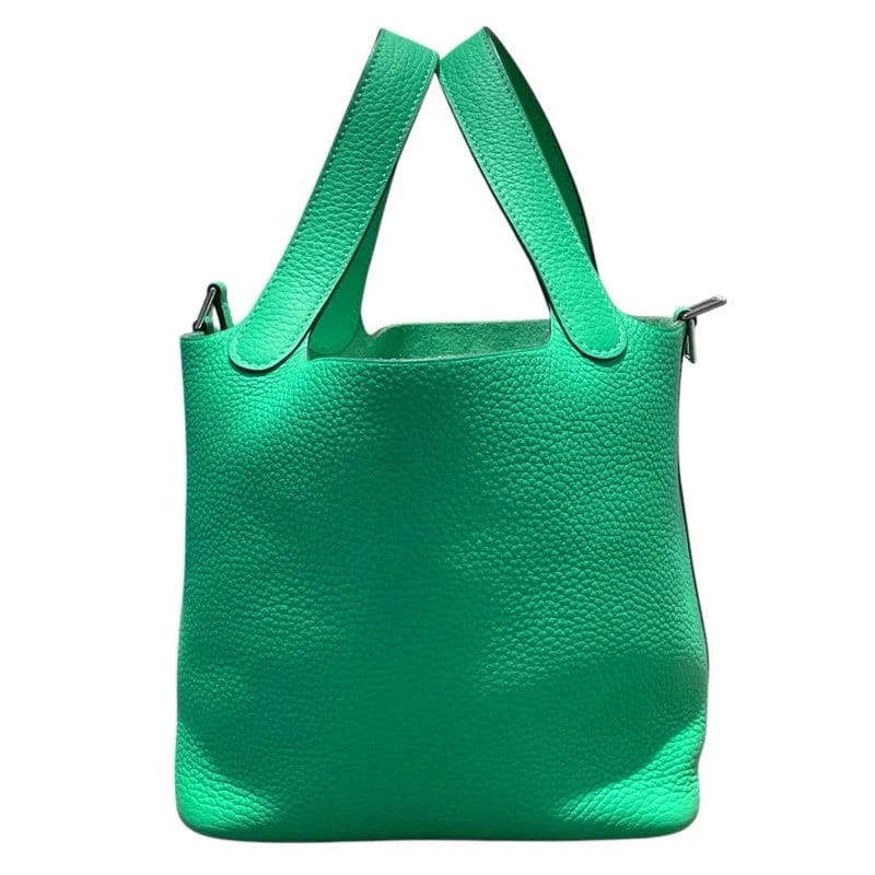 HERMES PICOTIN LOCK PM U STAMP VERT COMIQUE (1 of 7)