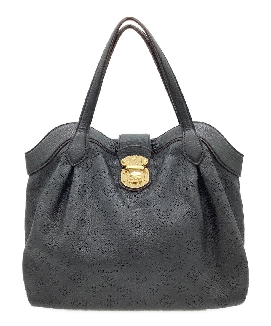 LOUIS VUITTON MAHINA SELENE PM: LOUIS VUITTON Mahina Selene PM Brand: LOUIS VUITTON Type: Handbag Material: none Color: Black Size: H:27.0cm / W:35.0cm / D:19.0cm [ Handle size ] 17.5cm Accessories: None Accessories Notice: