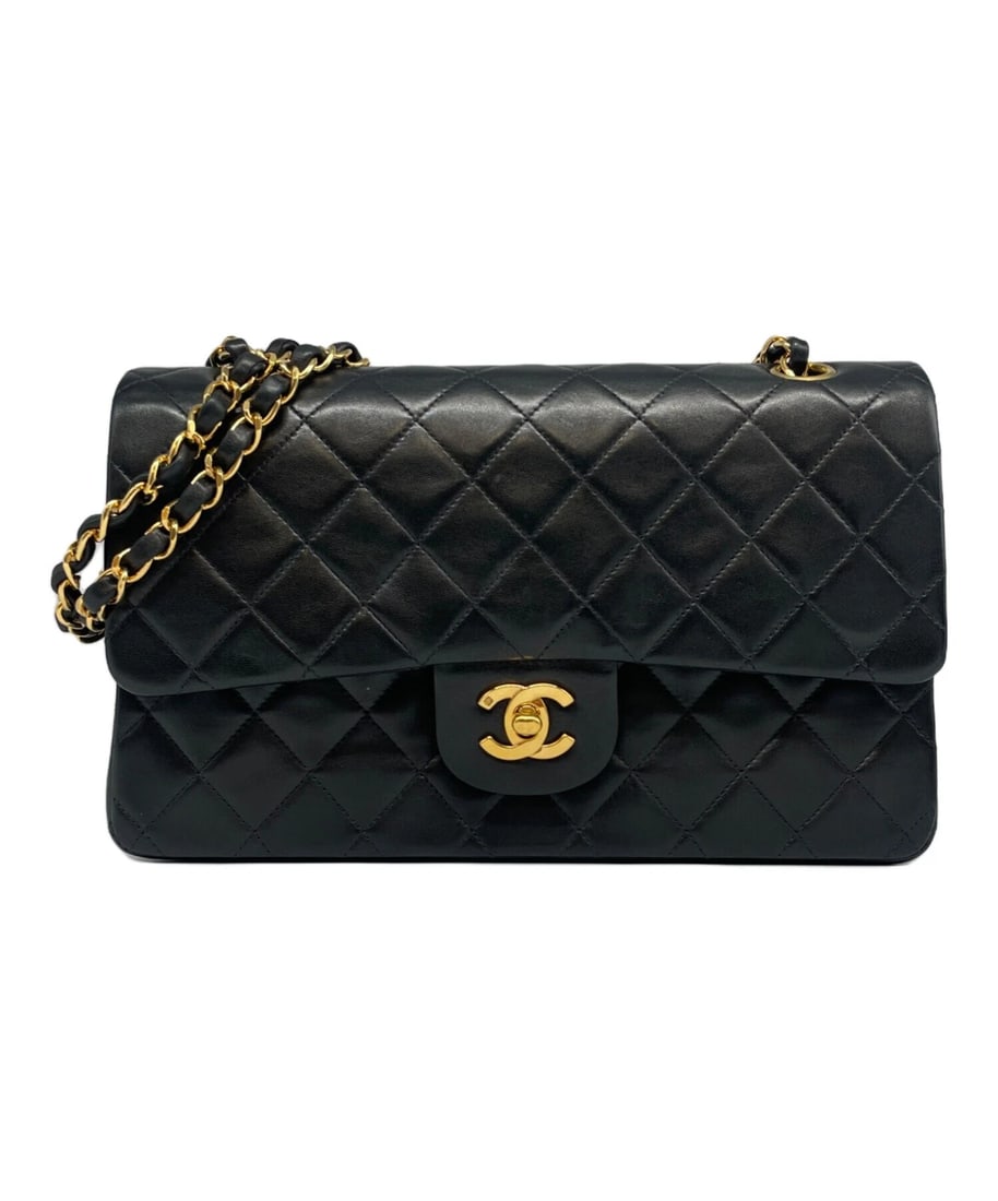 CHANEL MATELASSÉ 25 DOUBLE FLAP CHAIN SHOULDER BAG (1 of 9)