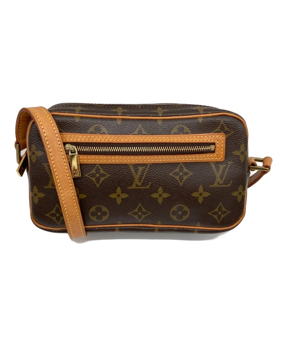 LOUIS VUITTON POCHETTE CITE: LOUIS VUITTON Pochette Cite Brand: LOUIS VUITTON Type: Handbag Material: none Color: Brown Size: H:12cm / W:20cm / D:5cm Accessories: None Accessories Notice: When purchasing pre-owned goods,