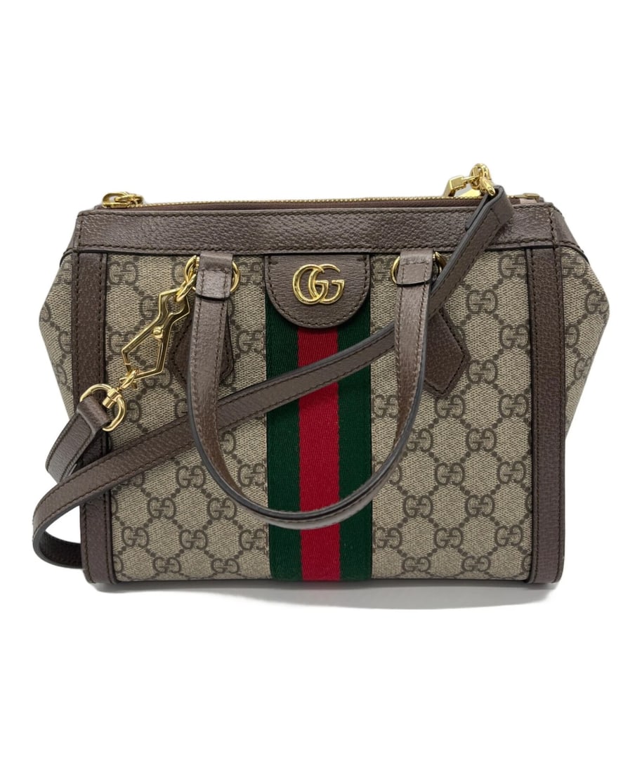 GUCCI GG SUPREME/OPHIDIA/SHOULDER BAG: GUCCI GG Supreme/Ophidia/Shoulder Bag Brand: GUCCI Type: Handbag Material: none Color: Beige Size: H:20.5cm / W:24cm / D:10cm Accessories: None Accessories Notice: When purchasing pre-owne