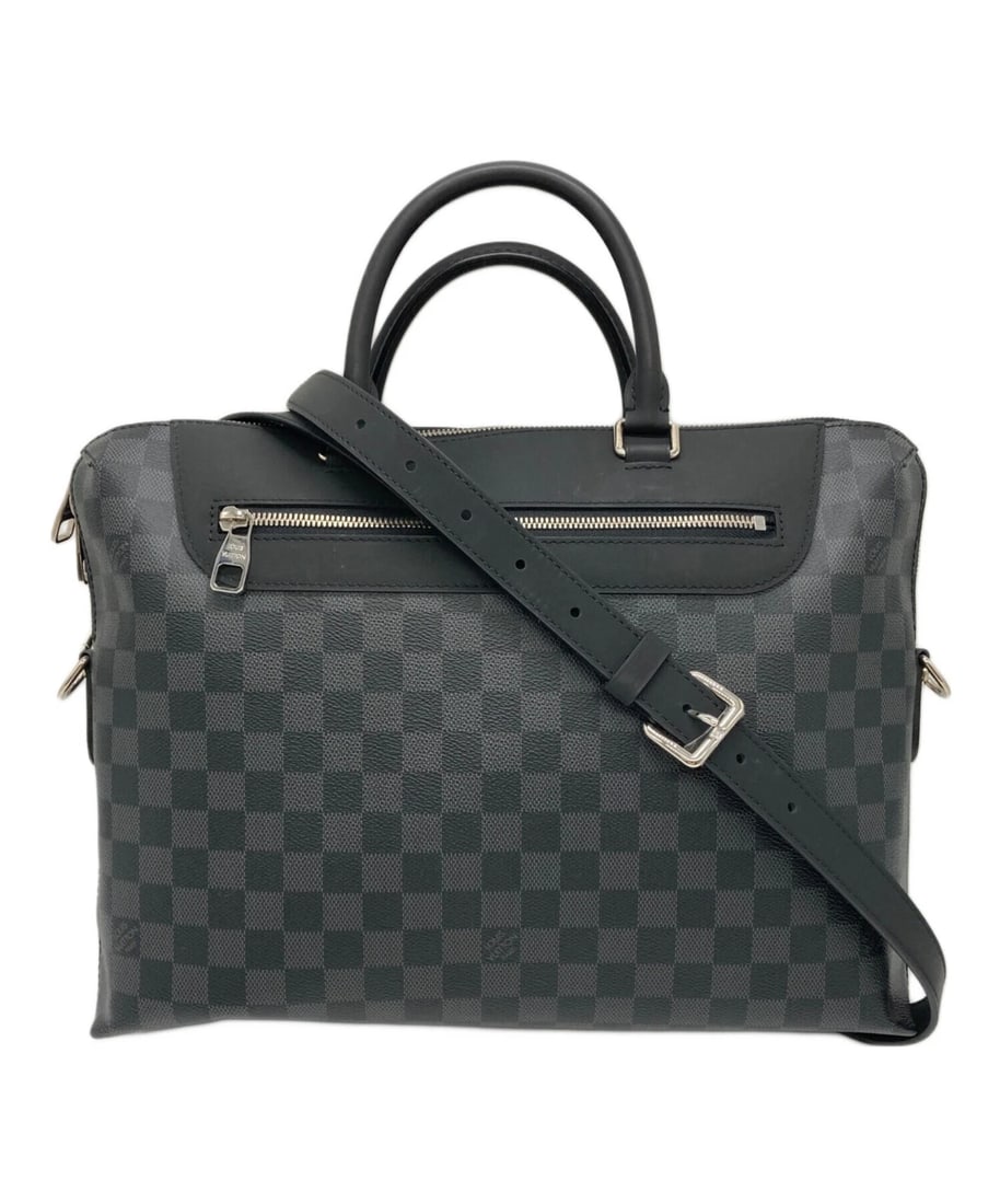 LOUIS VUITTON PORTE-DOCUMENTS JOUR NM: LOUIS VUITTON Porte-Documents Jour NM Brand: LOUIS VUITTON Type: Handbag Material: none Color: Black Size: H:28.5cm / W:38cm / D:6.3cm [ Handle size ] 13cm Accessories: None Accessories