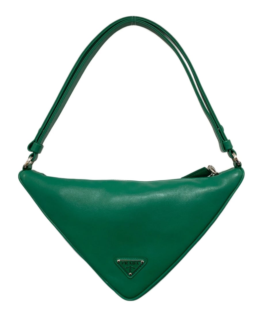 PRADA TRIANGLE CALF LEATHER SHOULDER BAG (1 of 10)