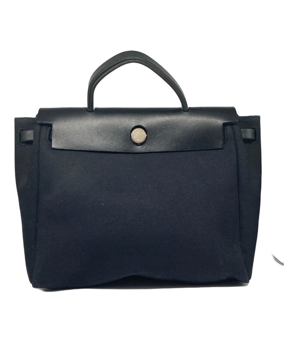 HERMES: HERMES Brand: HERMES Type: Handbag Material: none Color: Black Size: H:27cm / W:28cm / D:10cm [ Handle size ] 9cm Accessories: None Accessories Notice: When purchasing pre-owned goods, please