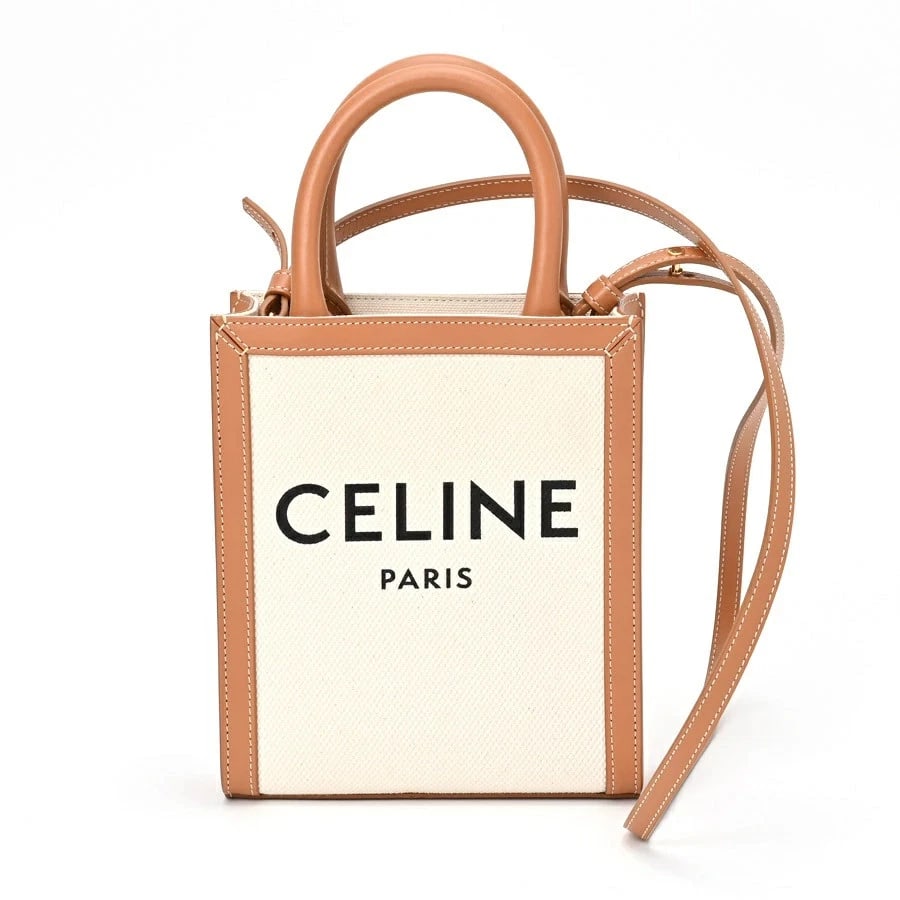 CELINE MINI VERTICAL CAVA BEIGE CAMEL (1 of 7)