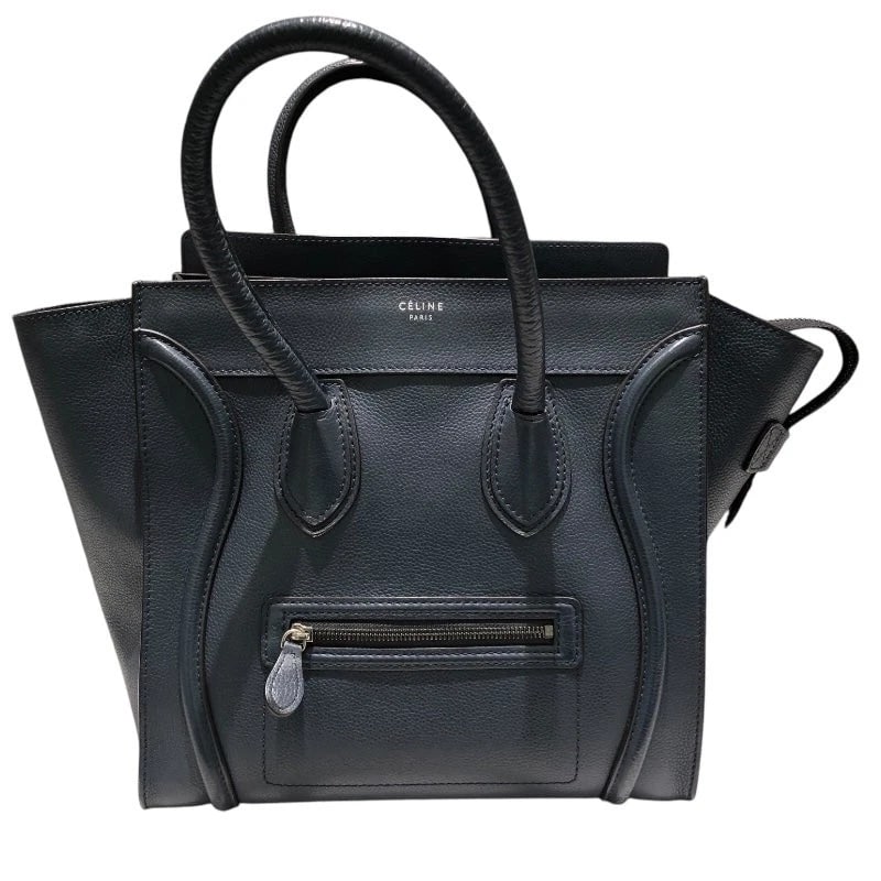 CELINE LUGGAGE MINI SHOPPER NAVY (1 of 11)