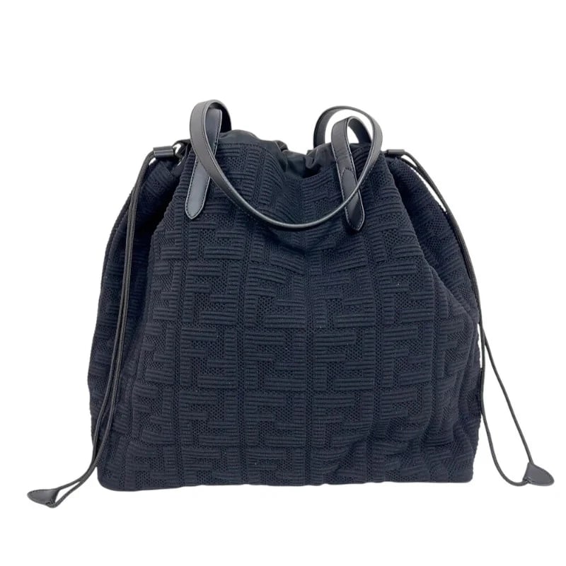 FENDI ZUCCA FF BLACK SHW POLYESTER/LEATHER (1 of 12)