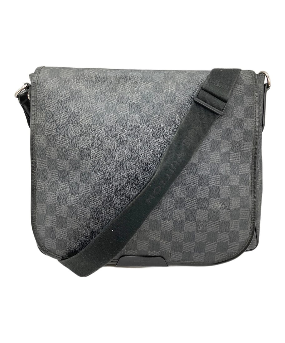 LOUIS VUITTON DAMIER GRAPHITE DANIEL MM SHOULDER BAG (1 of 10)
