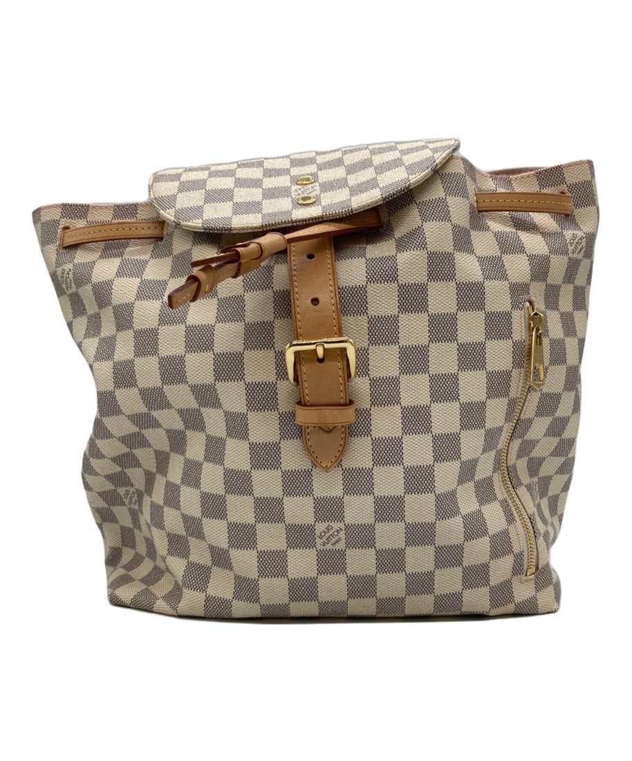 LOUIS VUITTON SPERONE DAMIER AZUR BACKPACK: LOUIS VUITTON Sperone Damier Azur Backpack Brand: LOUIS VUITTON Type: Handbag Material: Damier Color: Ivory Size: H:30cm / W:27.5cm / D:17.5cm Accessories: None Accessories Notice: When pu