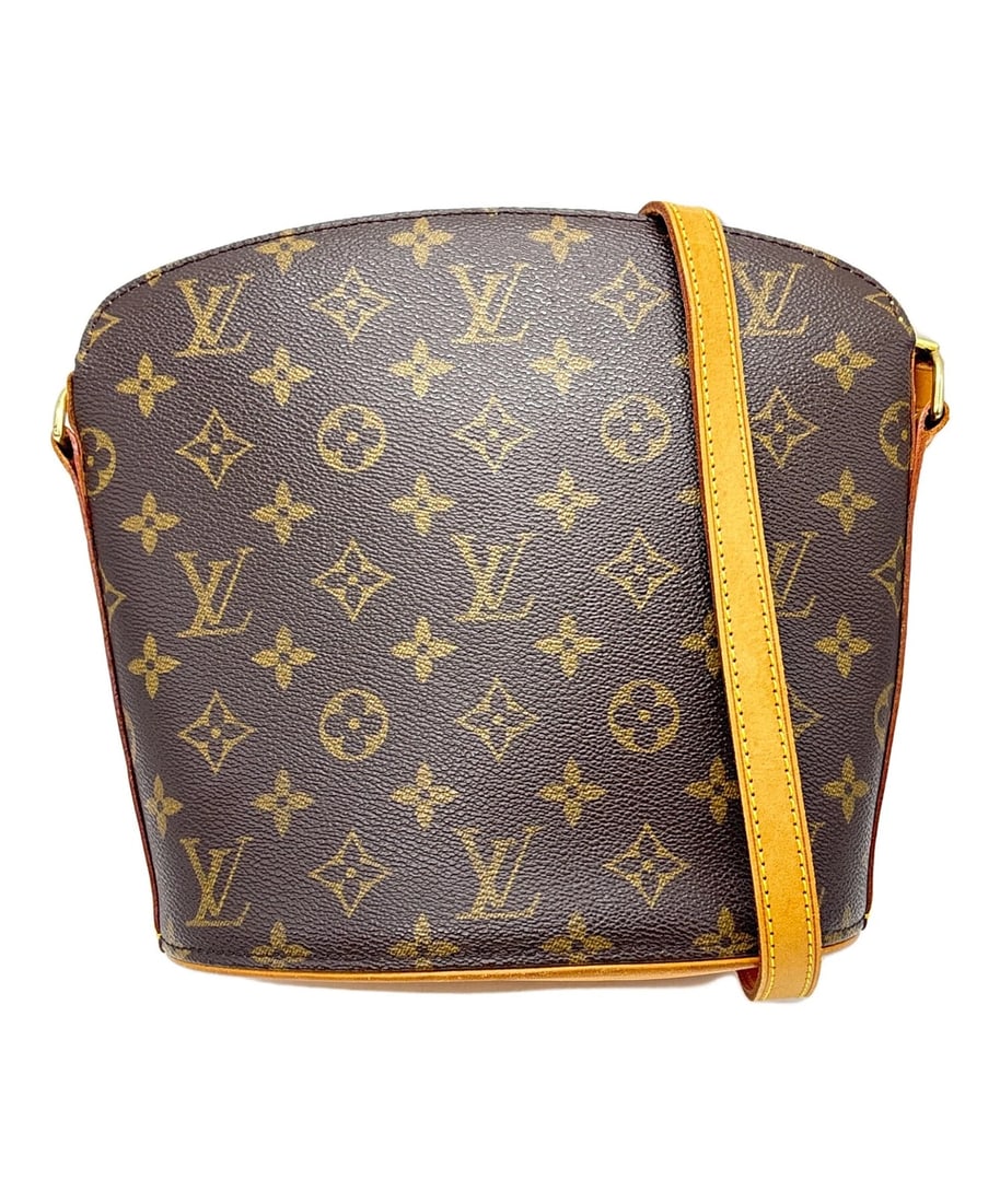 LOUIS VUITTON MONOGRAM DROUOT SHOULDER POUCH: LOUIS VUITTON Monogram Drouot Shoulder Pouch Brand: LOUIS VUITTON Type: Handbag Material: none Color: none Size: H:21cm / W:21cm / D:10cm Accessories: None Accessories Notice: When purchasing
