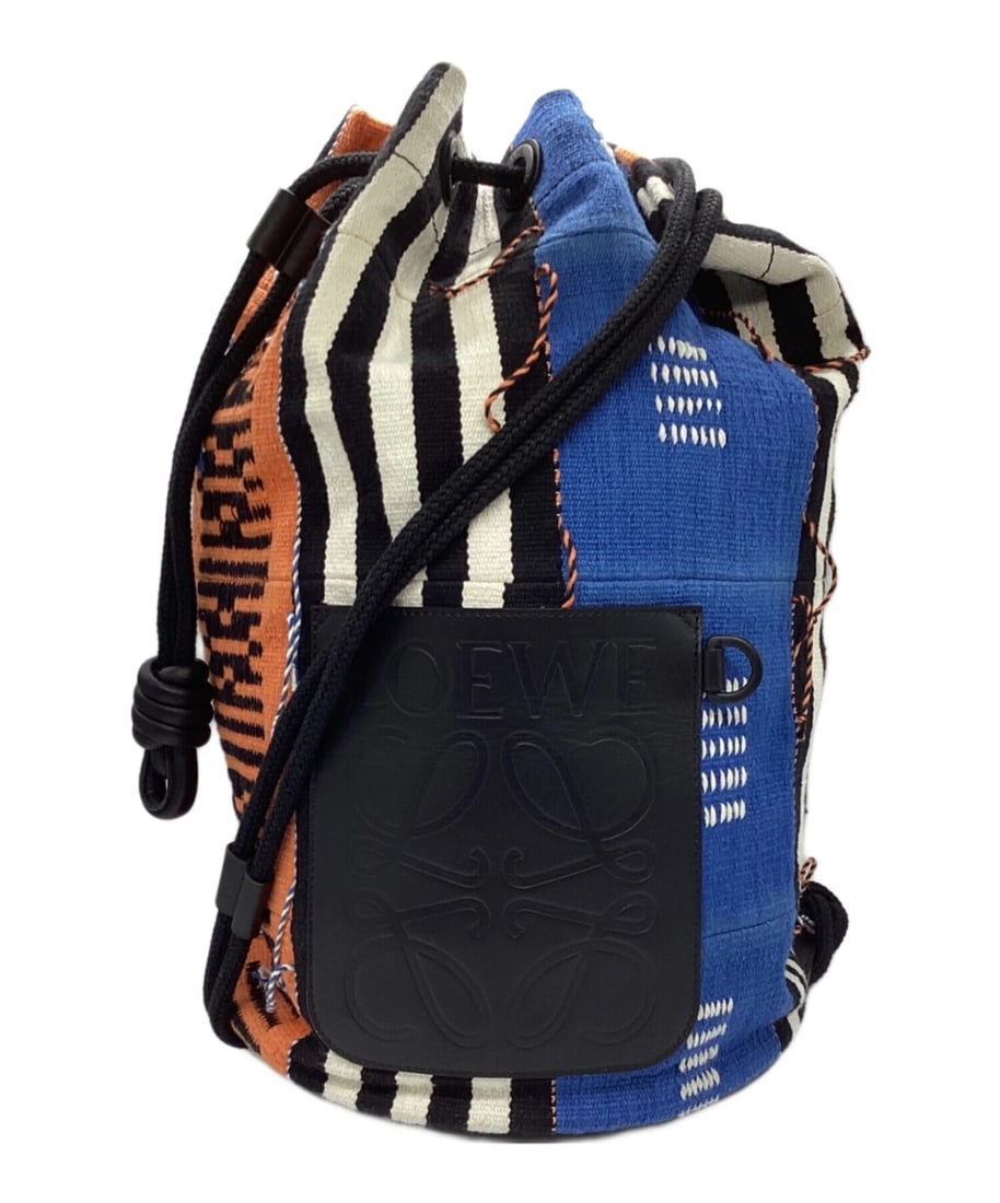 LOEWE SAILOR BAG: LOEWE Sailor Bag Brand: LOEWE Type: Handbag Material: none Color: Blue Size: H:35cm / W:31.5cm / D:27cm [ Handle size ] 90cm Accessories: None Accessories Notice: When purchasing pre-owned