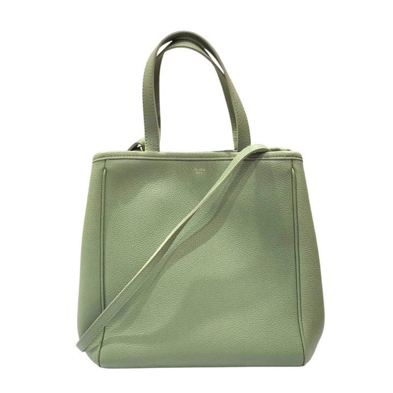 CELINE SMALL FOLD CABAS IN GREEN (1 of 9)