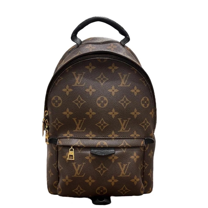 LOUIS VUITTON PALM SPRINGS BACKPACK PM: Louis Vuitton Palm Springs Backpack PM Brand: LOUIS VUITTON Type: Handbag Material: Pvc Color: Monogram Size: W: 21cm / H: 30cm / D: 10cm Accessories: None Accessories Notice: When purchasing