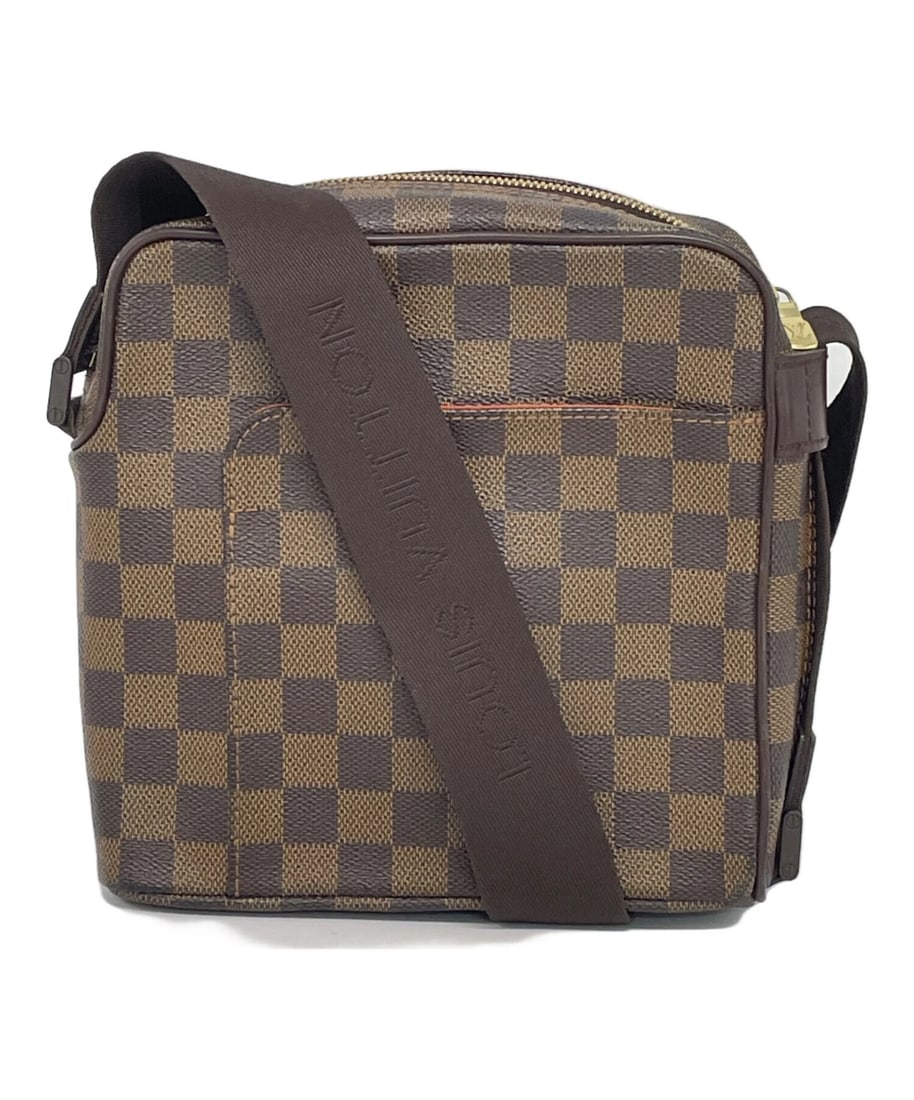 LOUIS VUITTON SHOULDER BAG: LOUIS VUITTON Shoulder Bag Brand: LOUIS VUITTON Type: Handbag Material: Damier Canvas Color: Brown Size: H:20.0cm / W:20.0cm / D:8.0cm Accessories: None Accessories Notice: When purchasing