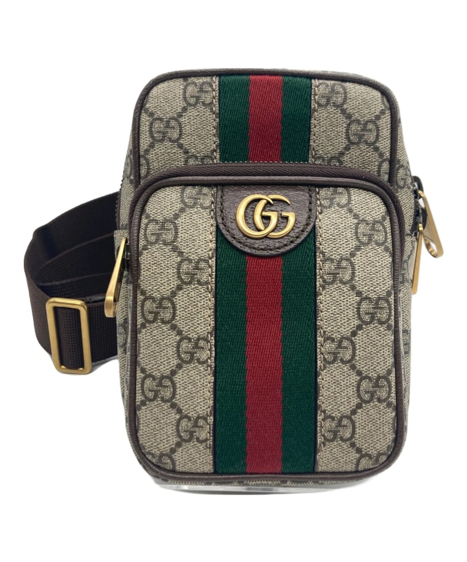 GUCCI BODY BAG GG SUPREME: GUCCI Body Bag GG Supreme Brand: GUCCI Type: Handbag Material: none Color: Brown Size: / W:19cm / D:7cm Accessories: None Accessories Notice: When purchasing pre-owned goods, please refer to