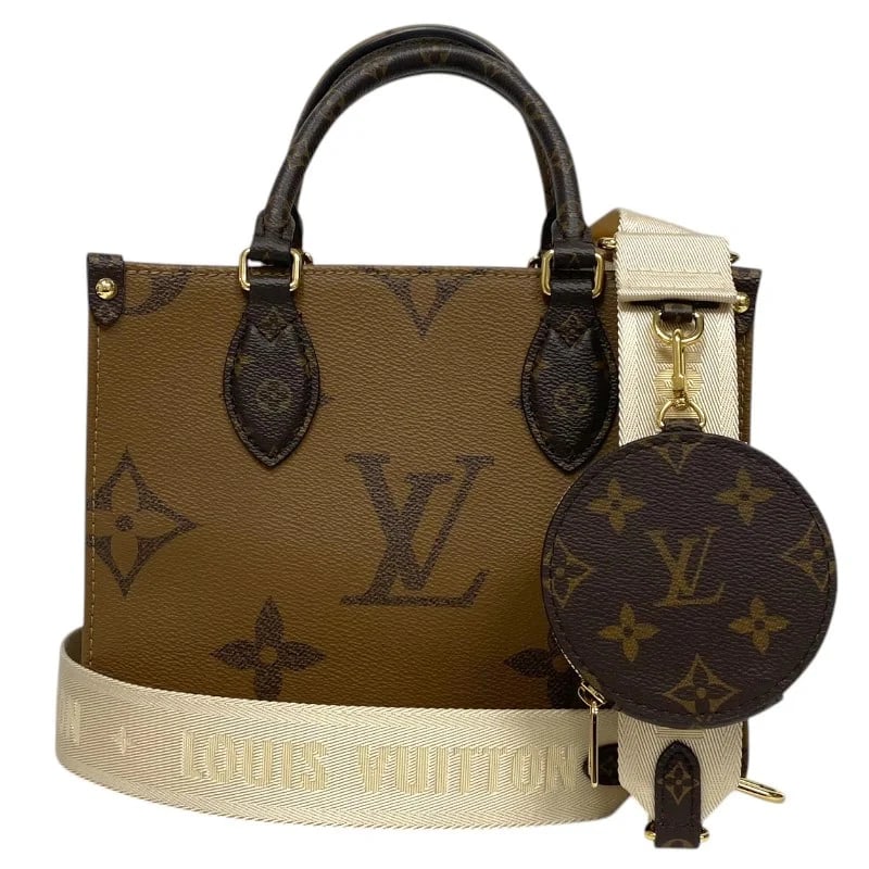 LOUIS VUITTON ONTHEGO PM MONOGRAM GIANT REVERSE CANVAS TOTE (1 of 7)