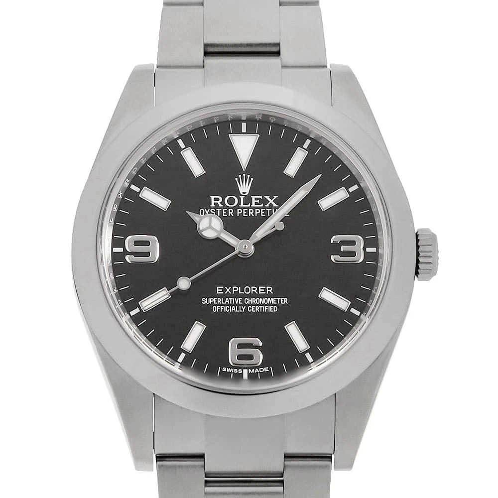 ROLEX EXPLORER I EARLY MODEL BLACKOUT BLACK WATCH (1 of 7)