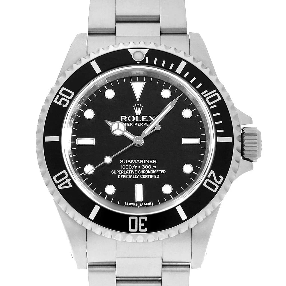 ROLEX SUBMARINER NO DATE BLACK WATCH (1 of 9)