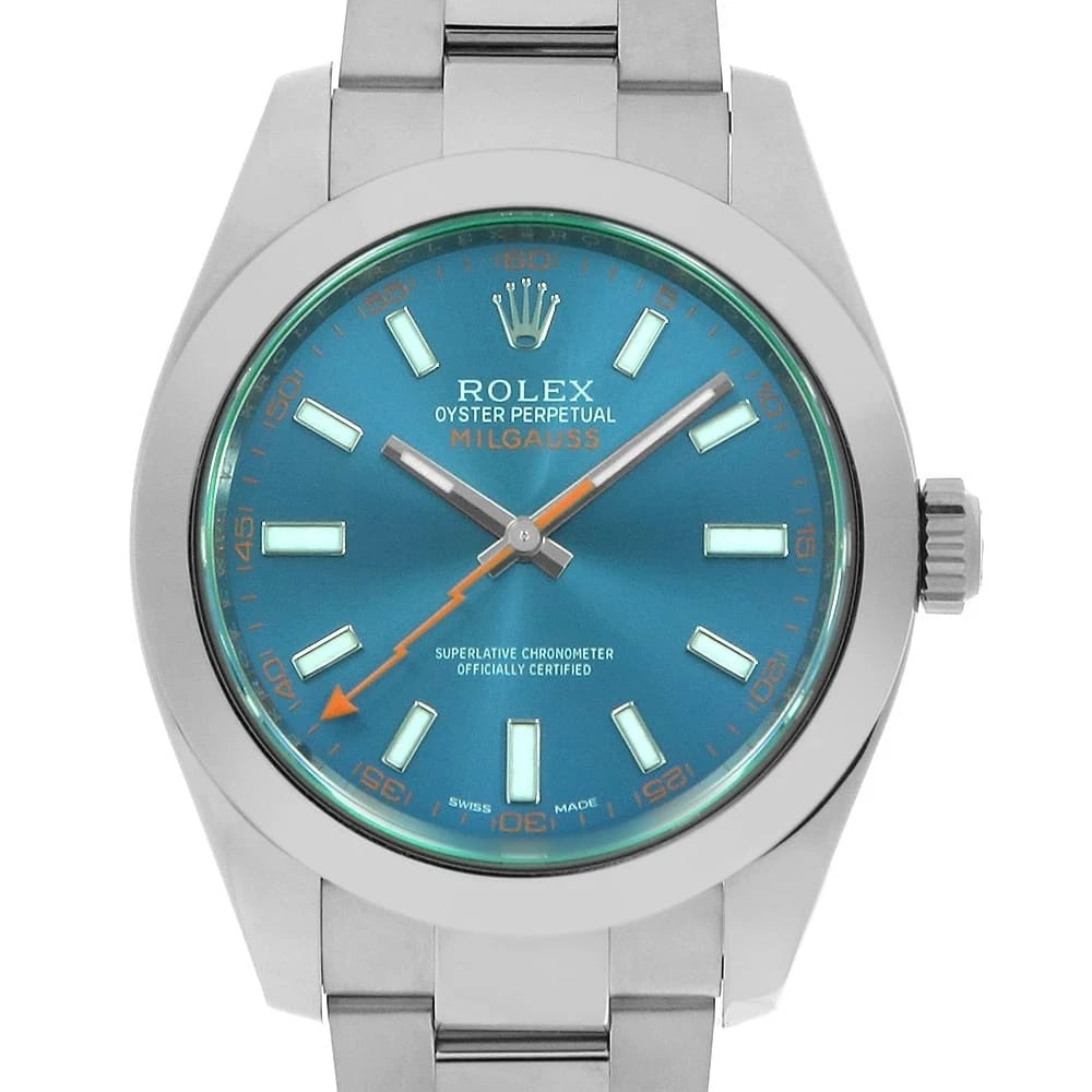 ROLEX MILGAUSS Z BLUE WATCH (1 of 7)