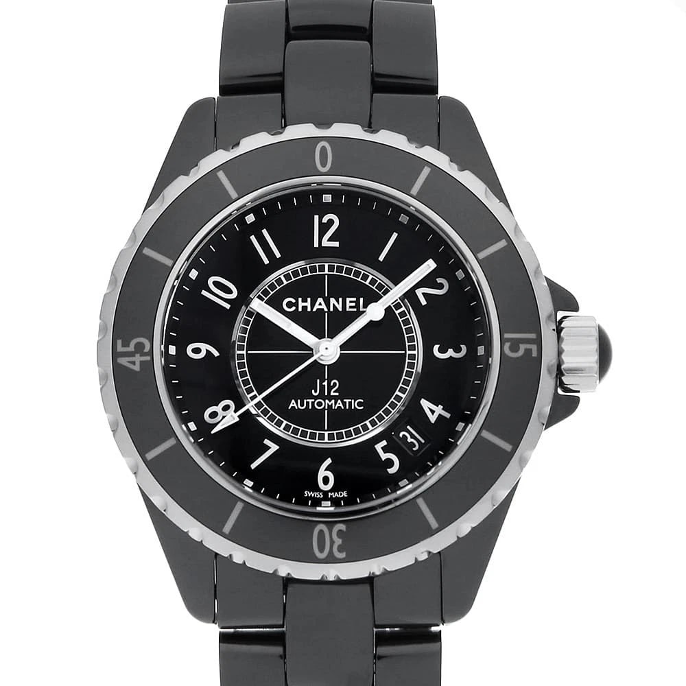 CHANEL J12 BLACK CERAMIC WATCH (1 of 6)