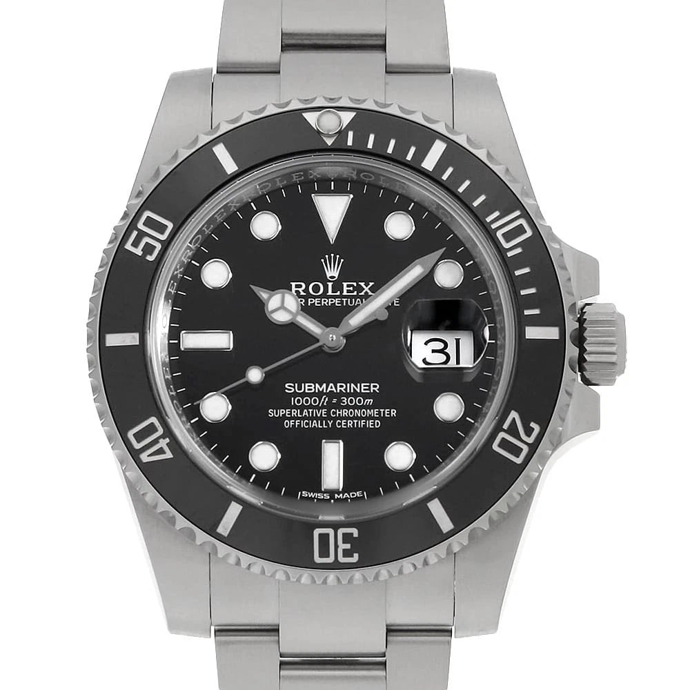 ROLEX SUBMARINER DATE BLACK WATCH (1 of 8)
