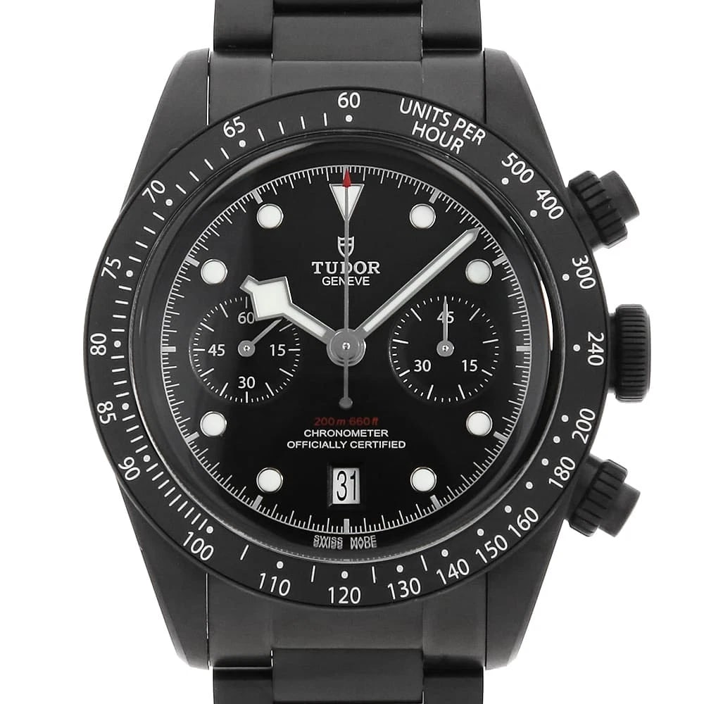 TUDOR HERITAGE BLACK BAY CHRONO DARK WATCH (1 of 5)