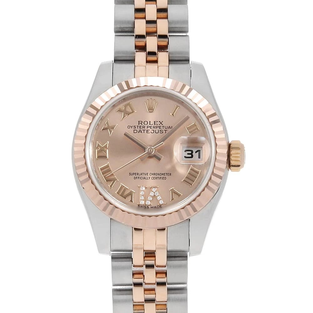 ROLEX DATEJUST PINK ROME WATCH (1 of 5)