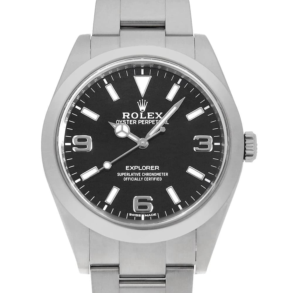 ROLEX EXPLORER I EARLY MODEL BLACKOUT BLACK WATCH (1 of 7)