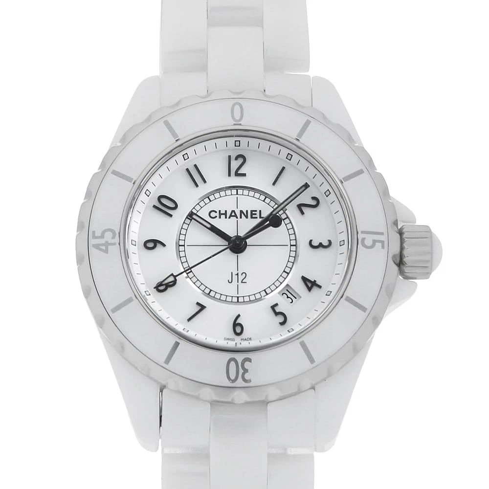 CHANEL J12 WHITE CERAMIC WATCH (1 of 6)