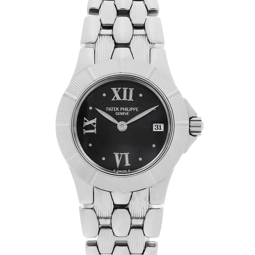 PATEK PHILIPPE NEPTUNE WATCH: PATEK PHILIPPE Neptune Watch Brand: PATEK PHILIPPE Type: Wrist watch Material: Band Material Stainless Steel, Case Material Stainless Steel Color: Dial Color Black Size: Band Size 15.5cm (6.1inch)