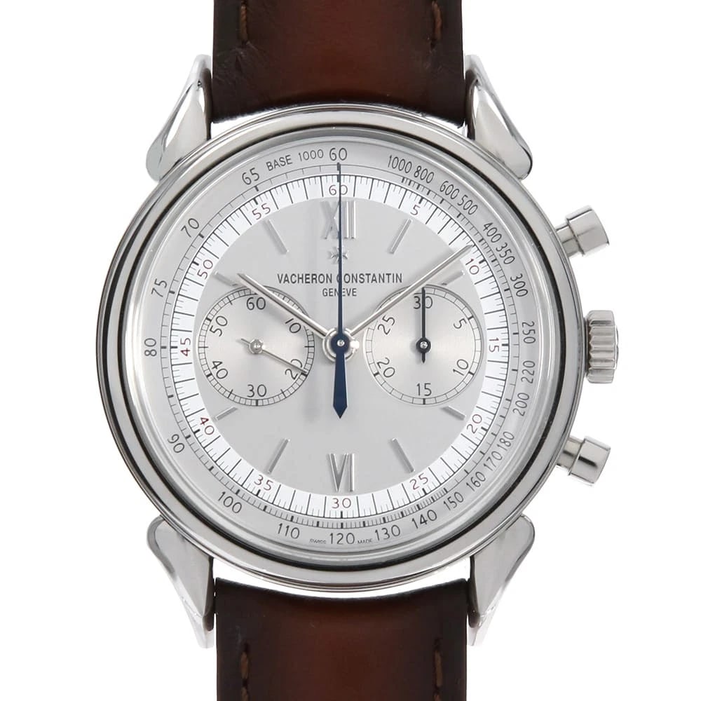 VACHERON CONSTANTIN HISTORIQUES CORNES WATCH: VACHERON CONSTANTIN Historiques Cornes Watch Brand: VACHERON CONSTANTIN Type: Wrist watch Material: Band Material Calfskin, Case Material Stainless Steel Color: Dial Color Gray Size: Band Size