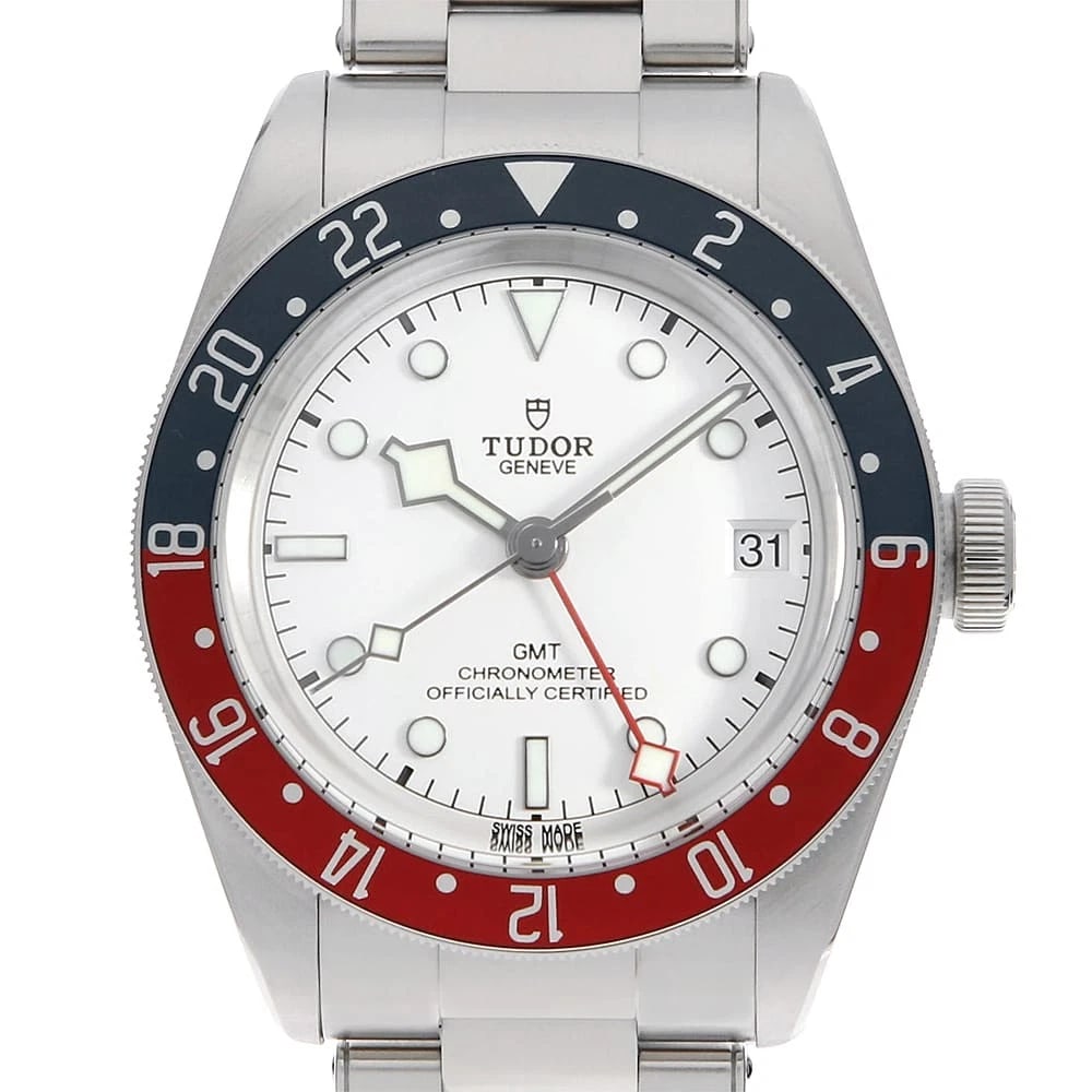 TUDOR HERITAGE BLACK BAY WATCH: TUDOR Heritage Black Bay Watch Brand: TUDOR Type: Wrist watch Material: Band Material Stainless Steel, Case Material Stainless Steel Color: Dial Color Opaline Size: Band Size 21cm (8.3inch),