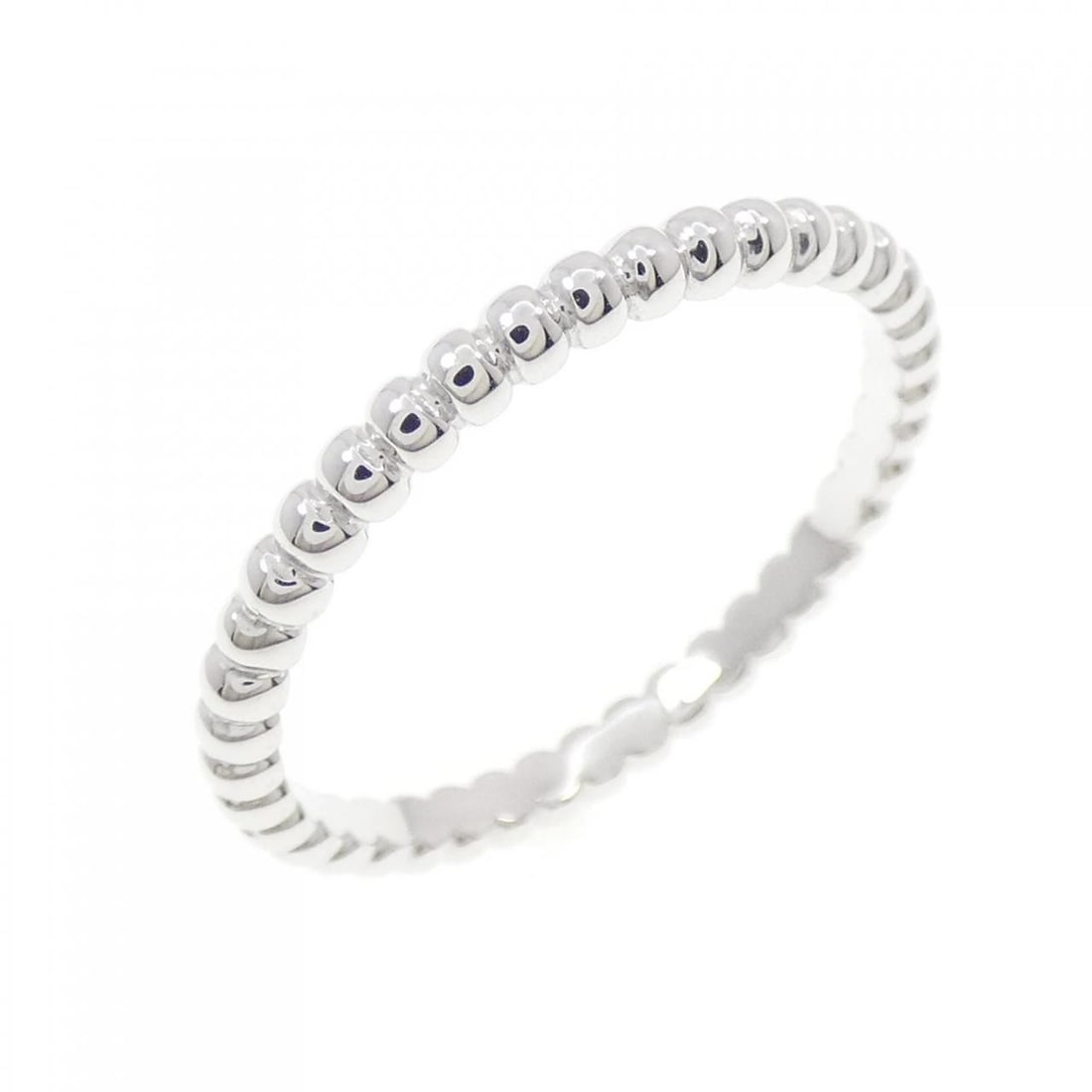 VAN CLEEF & ARPELS PERRELET RING: Van Cleef & Arpels PERRELET Ring Brand: Van Cleef & Arpels Type: Ring Material: 750 White Gold Color: White Gold Size: 8.5-9 (US size) Accessories: None Accessories Notice: When purchasing