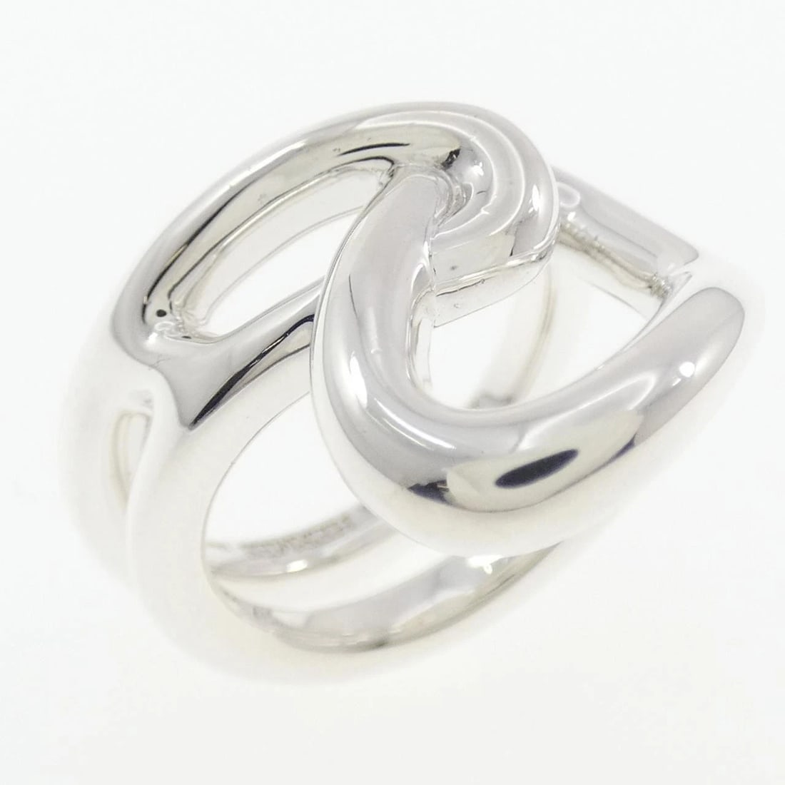 HERMES CHAINE D'ANCRE PUNK RING: HERMES Chaine d'Ancre Punk Ring Brand: HERMES Type: Ring Material: 925 Silver Color: Silver Size: 6.5 (US size) Accessories: None Accessories Notice: When purchasing pre-owned goods, pleas
