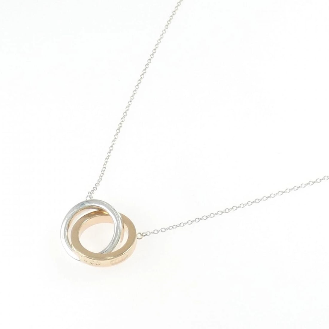 TIFFANY INTERLOCKING CIRCLE NECKLACE - 2