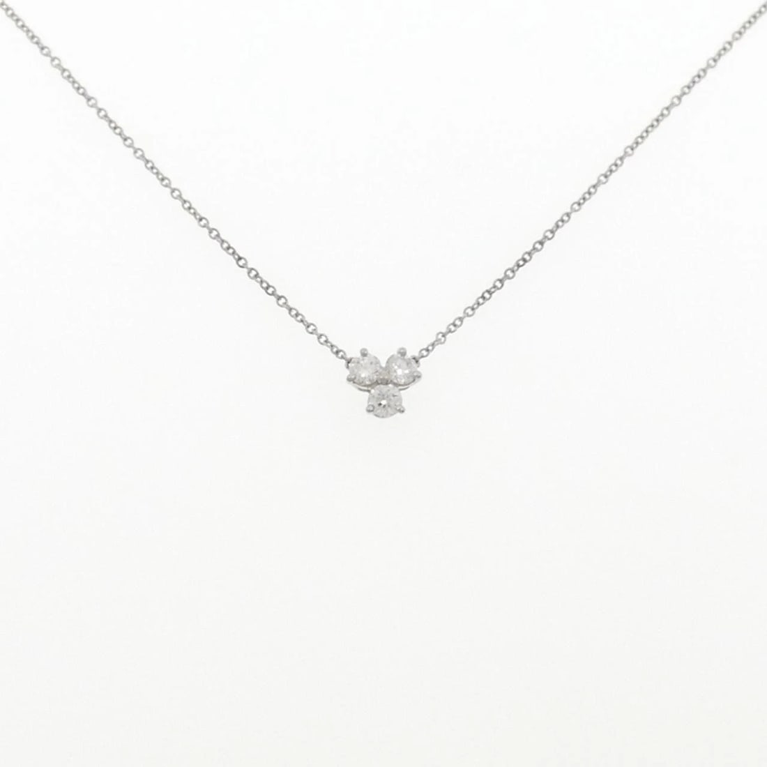 TIFFANY & CO. ARIA NECKLACE: Tiffany & Co. Aria Necklace Brand: Tiffany Type: Necklace Material: Platinum 950 Main Stone natural Color: Platinum Size: 41cm Accessories: None Accessories Notice: When purchasing pre-owned