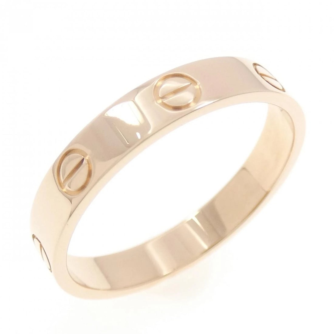 CARTIER MINI LOVE RING: Cartier Mini Love Ring Brand: Cartier Type: Ring Material: 750 Pink Gold Color: Pink Gold Size: 9 (US size) Accessories: None Accessories Notice: When purchasing pre-owned goods, please re