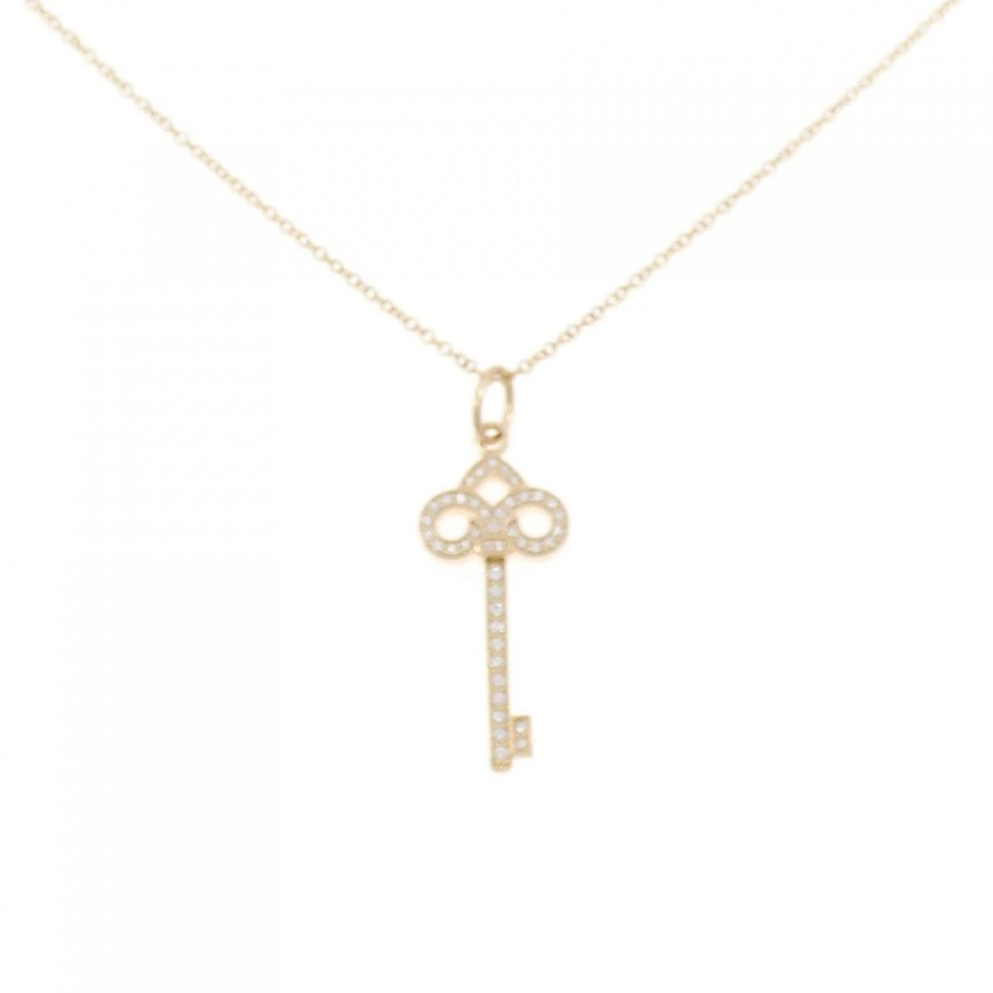TIFFANY FLEUR SQUIRREL KEY MINI NECKLACE: Tiffany Fleur Squirrel Key mini Necklace Brand: Tiffany Type: Necklace Material: 750 Pink Gold Main Stone Natural Color: Pink Gold Size: 51cm Accessories: None Accessories Notice: When