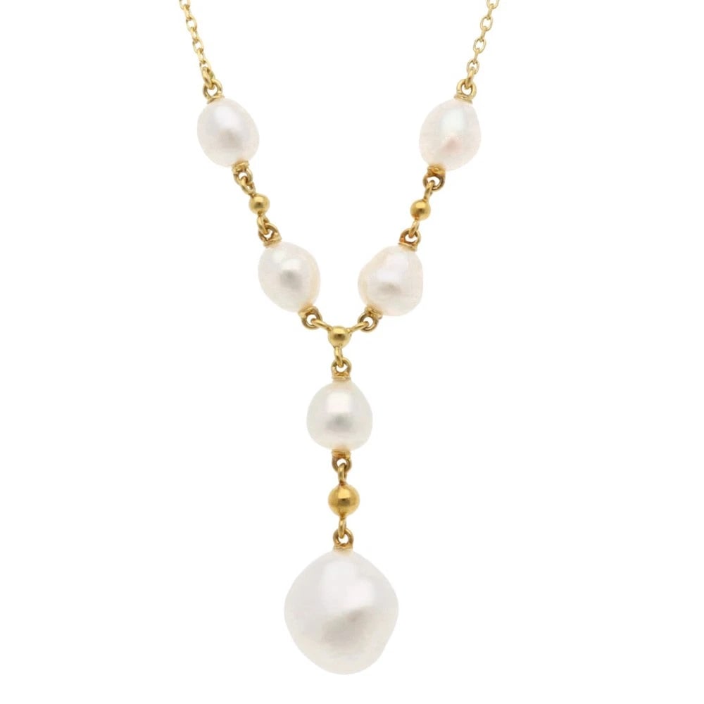 MIKIMOTO NECKLACE K18 YELLOW GOLD (1 of 5)
