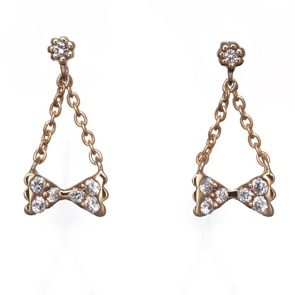 PONTE VECCHIO EARRINGS DIAMOND: Ponte Vecchio Earrings Diamond Brand: Ponte Vecchio Type: Earrings Material: 18K / 750 / Rose Gold Main Stone Natural Color: Rose Gold Size: Design size: 12.6 x 5.8mm Accessories: None Acc