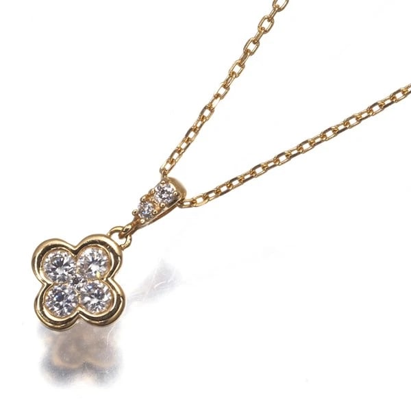 VENDOME NECKLACE FLOWER: VENDOME Necklace Flower Brand: VENDOME Type: Necklace Material: 18K / 750 / Yellow Gold Main Stone Natural Color: Yellow Gold Size: Necklace length: 36 / 40cm Accessories: None Accessories