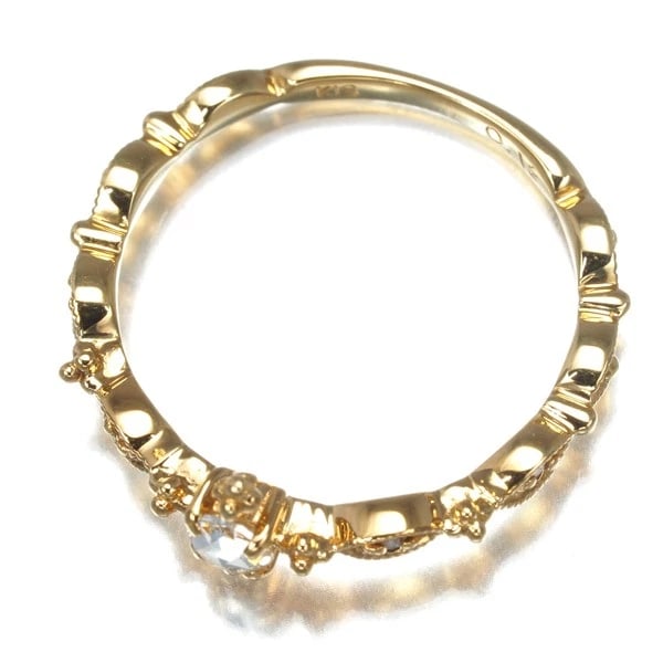 ROSE-CUT DIAMOND RING - 3